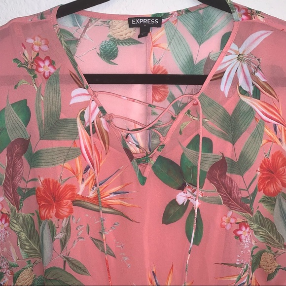 Express Tropical Dress - Picture 6 of 16